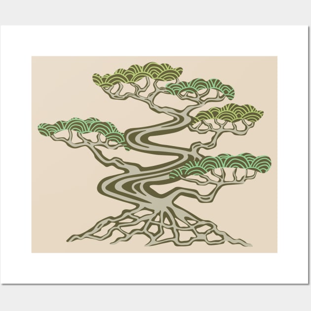 BONSAI Japanese Zen Garden Meditation Tree - UnBlink Studio by Jackie Tahara Wall Art by UnBlink Studio by Jackie Tahara